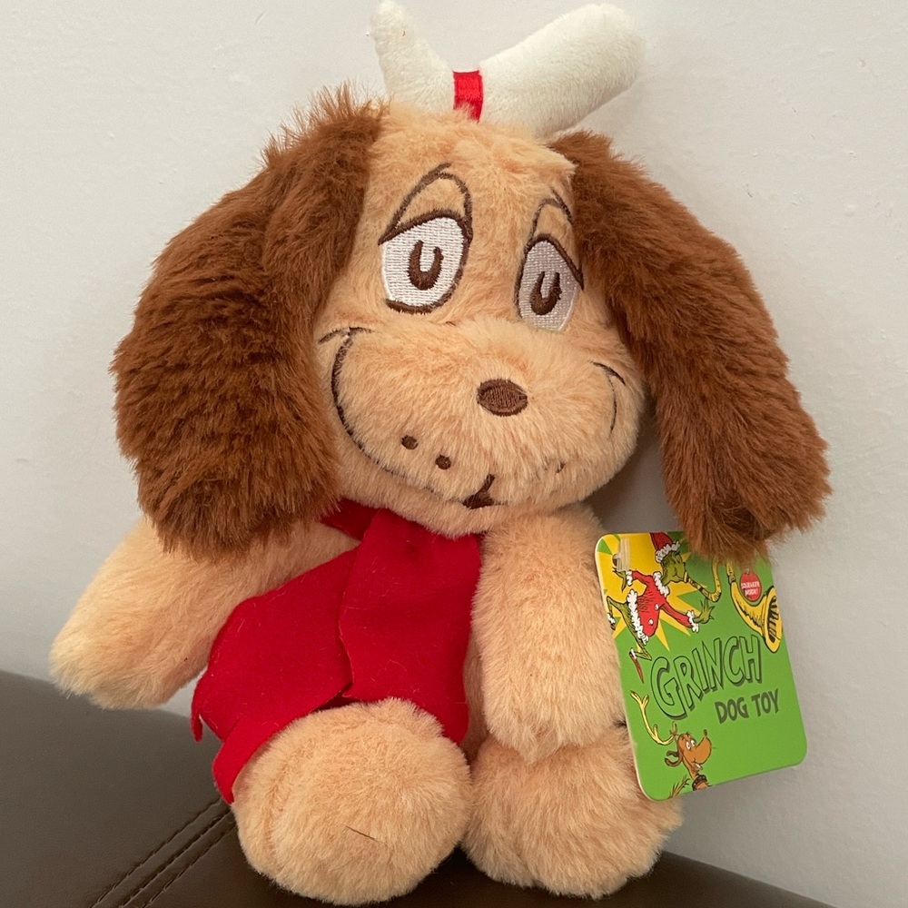 $12 msrp the grinch max plush toy with squeaker